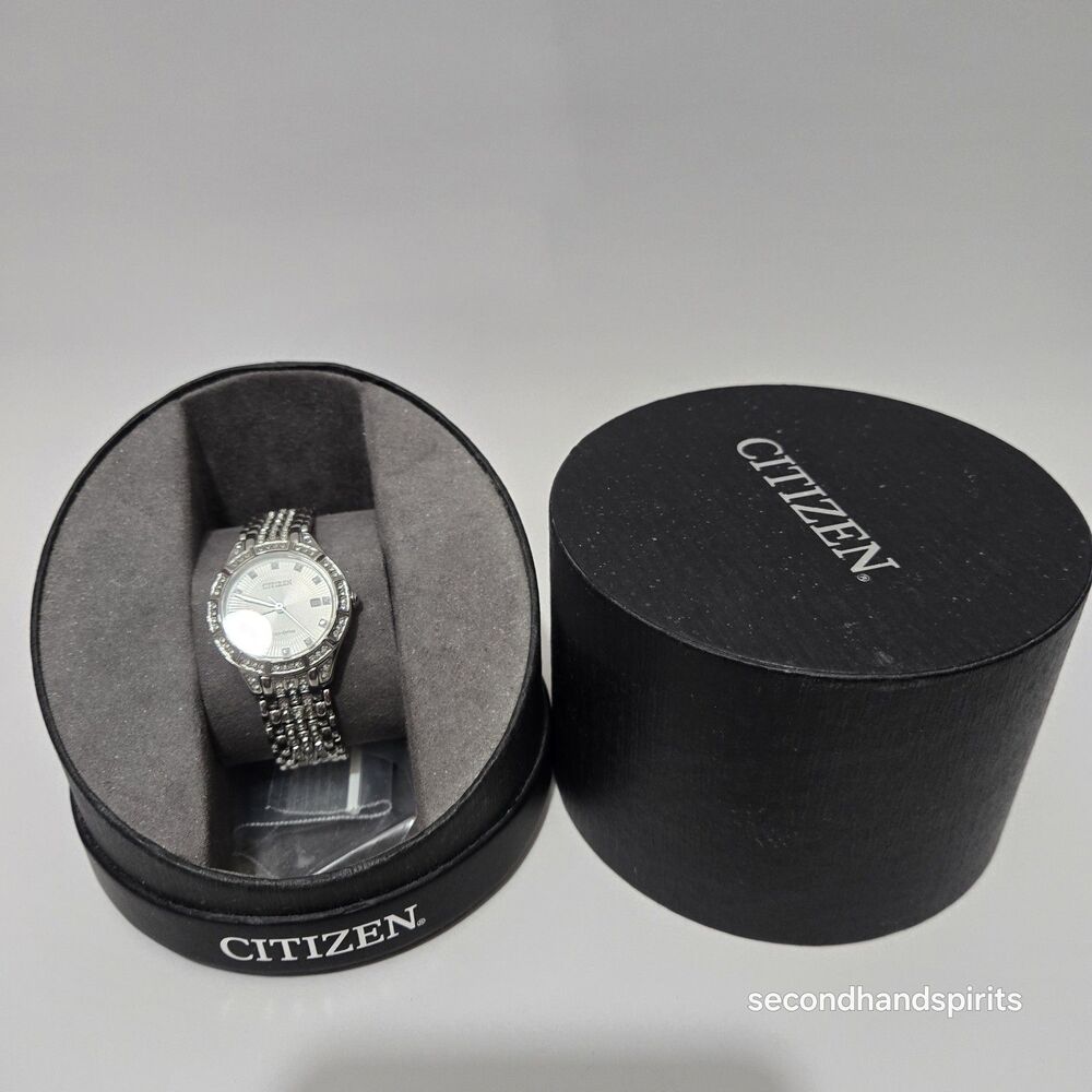 Citizen Eco-Drive Women's Watch Silhouette Crystal EW2340-58A All Silver Tone